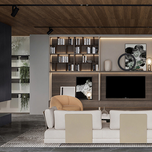 博洛尼橱柜厨房置物柜整体家用全屋定制轻奢开放式大店-都市游牧