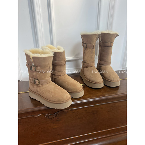 零下初雪/巨保暖中高筒雪地靴