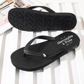 2024男士 夹脚英伦风软底防滑沙滩人字拖 简约小鹿夏季 凉拖鞋 经典