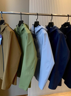 软壳天花板 内里压胶工艺 防风抗撕裂男女款连帽软壳防水夹克外套