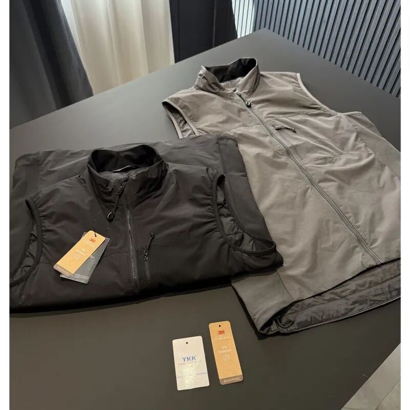 高端轻量透气保暖棉服马甲男