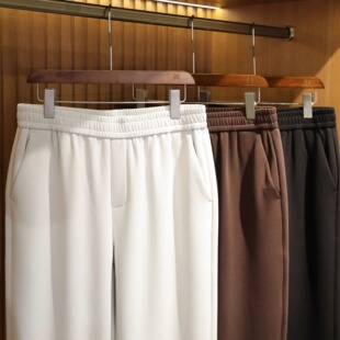 神仙面膜裤 舒适奢享 莫代尔混纺 春季新品极简纯色直筒休闲裤 男