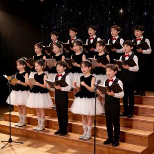 六一儿童合唱服演出服中小学生合唱团表演服男女童诗歌朗诵比赛服