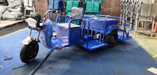 WEMEC电动三轮驾驶式四桶清运车 WE240/4 物业清运保洁车垃圾车