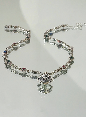 甜酷爱心项链锁骨链锁骨链