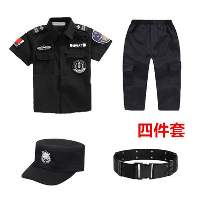 儿童小军装特警衣服套装