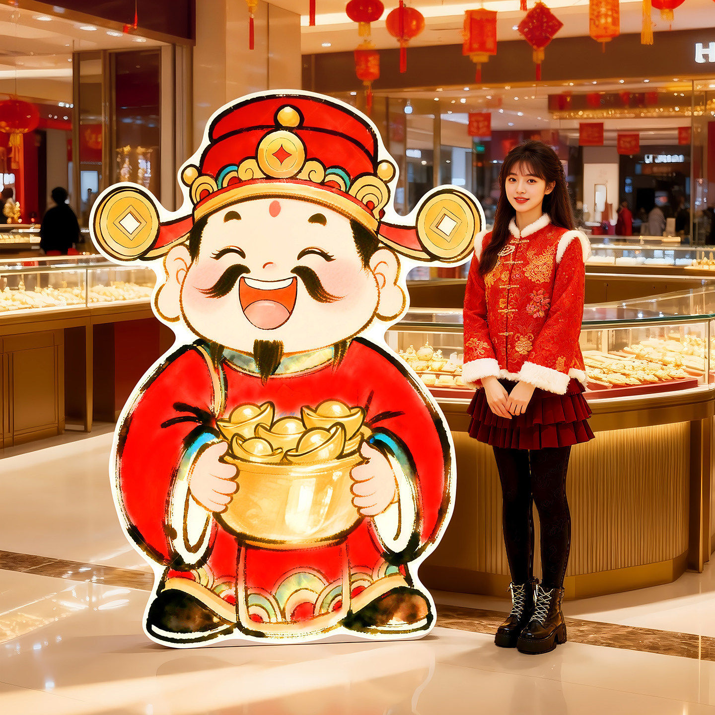 新年马年迎财神发财kt板商场店铺活动迎宾装饰立牌节日氛围气球,节庆用品/礼品,装扮布置套餐,淘宝优惠券,粉丝福利购,淘宝优惠卷