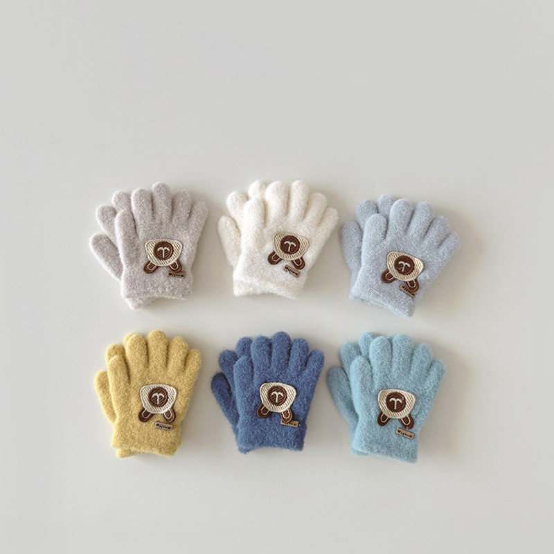 儿童帽子秋冬2025新款可爱小熊男童女童五指手套宝宝防寒保暖分指,童装/婴儿装/亲子装,手套,淘宝优惠券,粉丝福利购,淘宝优惠卷