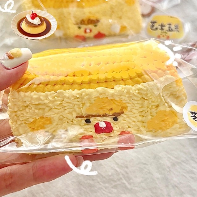 硅胶捏捏乐玉米饭砖解压神器