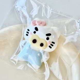 KT左卫门解压玩具捏捏乐高颜值小挂件慢回弹丑萌小鼻嘎食品级硅胶