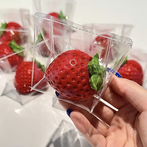 草莓系列手工食品级硅胶捏捏乐儿童解压玩具超软慢回弹儿童玩具