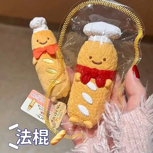 网红爆款食品级硅胶慢回弹厨师法棍捏捏乐爆浆创意解压玩具礼物女