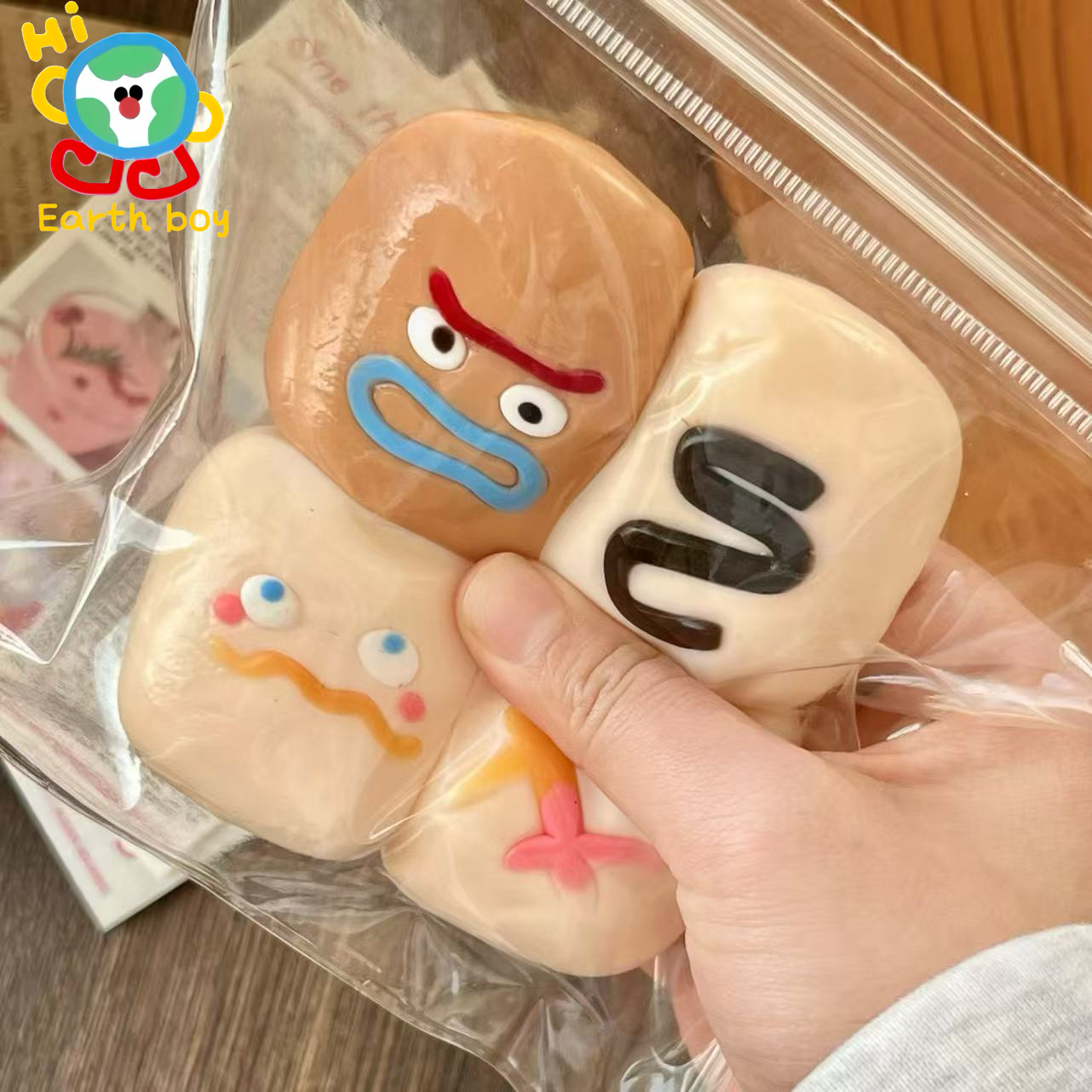 桌面解压玩具背书神器新款捏捏乐