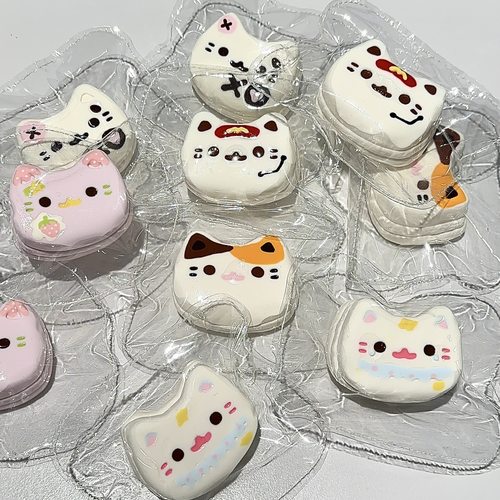 食品级硅胶猫猫头慢回弹解压捏捏