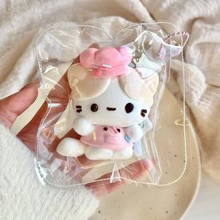 可爱棉花糖猫咪捏捏乐解压玩具慢回弹女孩礼物无毒无味食品级硅胶