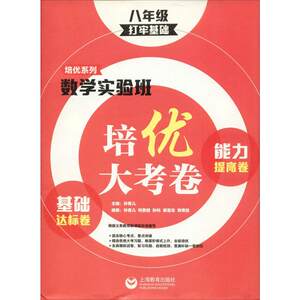 培优系列数学实验班培优大考卷基础达标卷+能力提高卷 8年级打牢基础孙青儿编中学教辅文教新华书店正版图书籍