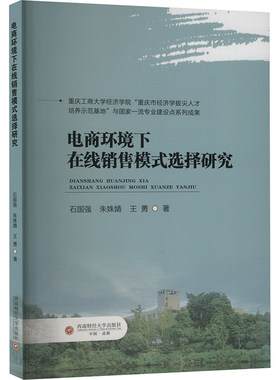 电商环境下在线销售模式选择研究 石国强,朱姝婧,王勇 著 科学研究方法论经管、励志 新华书店正版图书籍 西南财经大学出版社