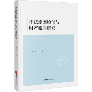 法学理论社科 著 新华书店正版 图书籍 社 不法原因给付与财产犯罪研究 法律出版 黄辰