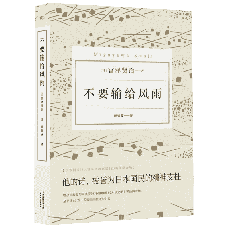 不要输给风雨 (日)宫泽贤治 著 顾锦芬 译 中国现当代诗歌文学 新华书店正版图书籍 天津人民出版社