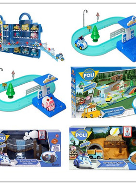 POLI变形警车珀利救援队总部升级版83304警察局总部