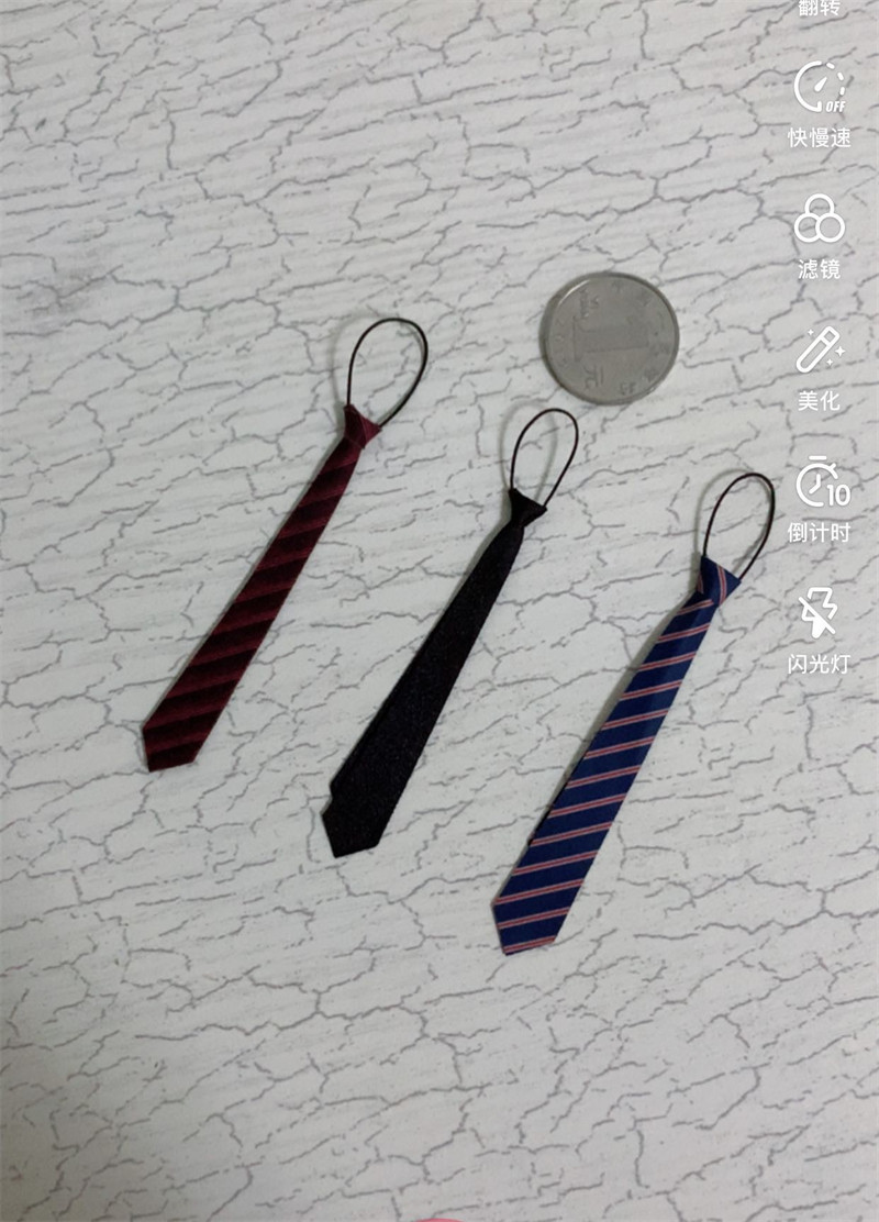 西装衬衫兵人配件领带1/6现货