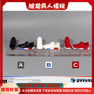 ZYTOYS 1/6 潮流 女兵人 ZY1017 运动鞋 跑鞋 空心鞋 模型 现货
