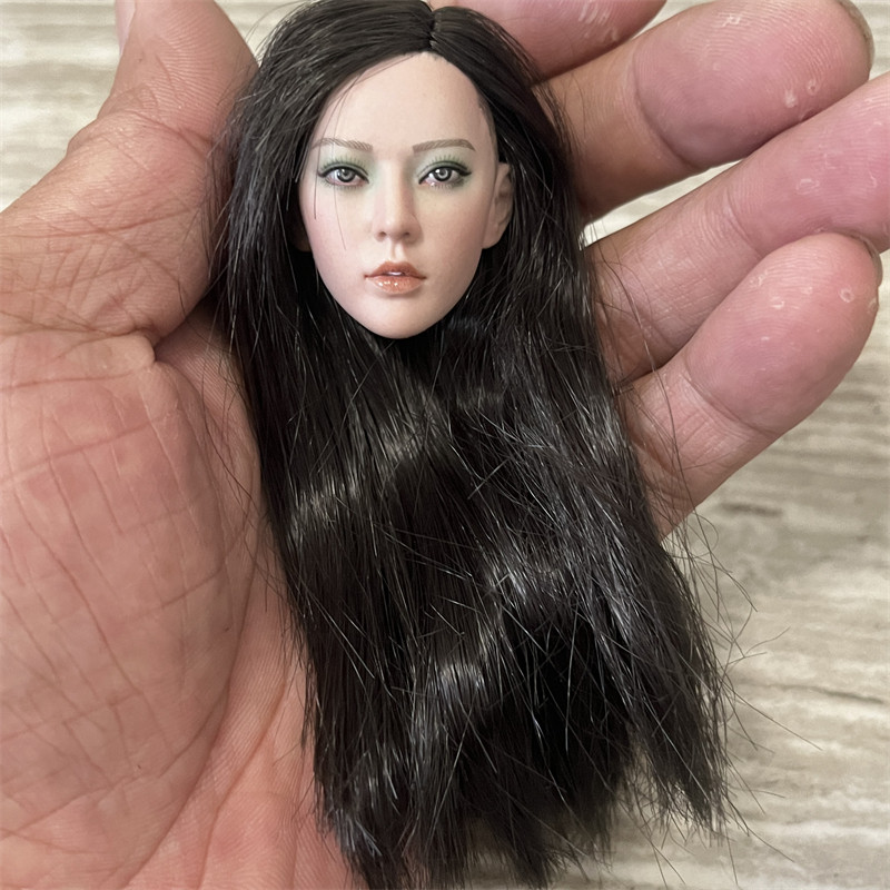 现货 1/6 女兵人头雕 第三方 樱姬杀手 美女头雕 适合包胶女素体