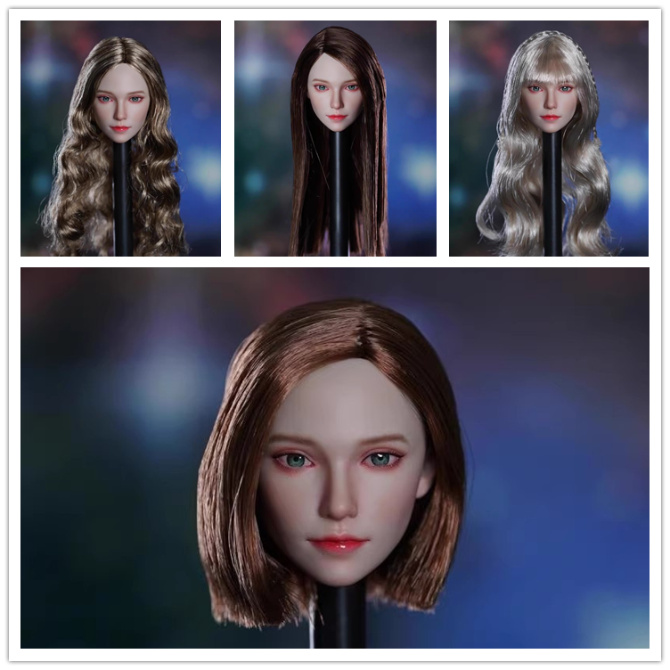 现货 SUPER DUCK 1/6女兵人 SDH040 混血美女头雕 适合1：6女素体