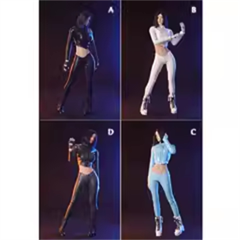 1/6 女兵人 皮衣皮裤 性感漏腰 JO24X-04 适合大胸中胸亚洲女素体