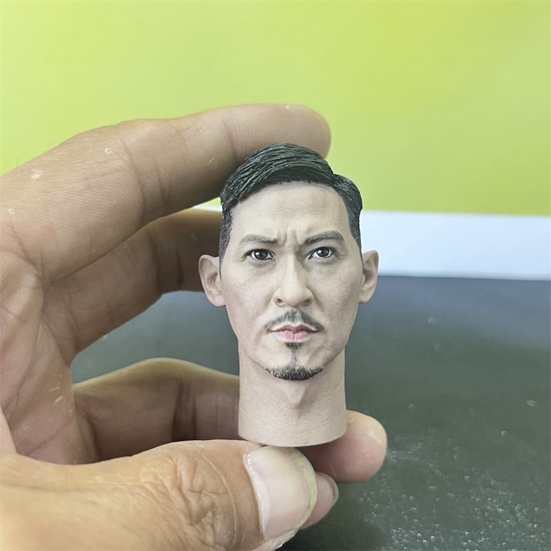 现货 1/6 兵人 硬汉 张家辉 渣渣辉 头雕 12寸兵人手办模型