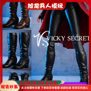 现货 散件 作战靴 潮流皮靴 女兵人 两用长短靴 vstoys 18X02