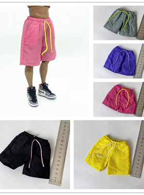 现货 1/6 潮流 兵人 DG034 纯色短裤 休闲裤 运动短裤 12寸模型
