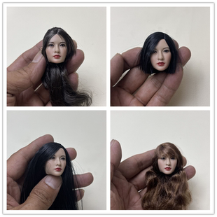 现货 1/6 女兵人头雕 亚洲美女头雕 似柳岩 景甜 刘亦菲 头雕