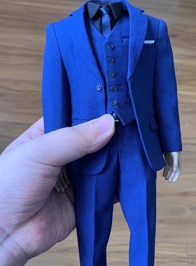 1/6 兵人西服 Toy center 回馈4英伦绅士蓝色宝蓝色西装套装 现货