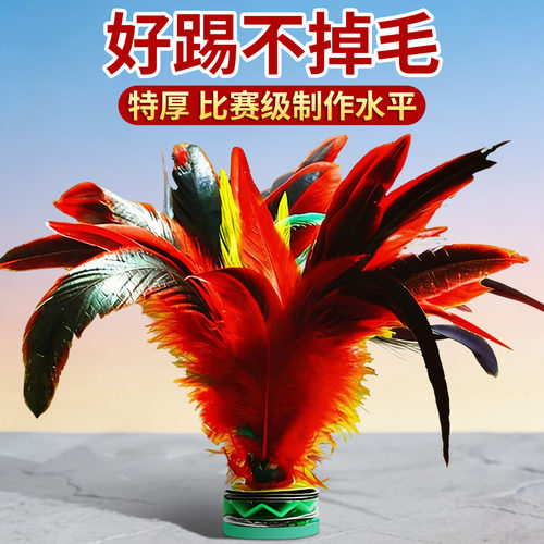 老师推荐比赛专用】大鸡毛毽子