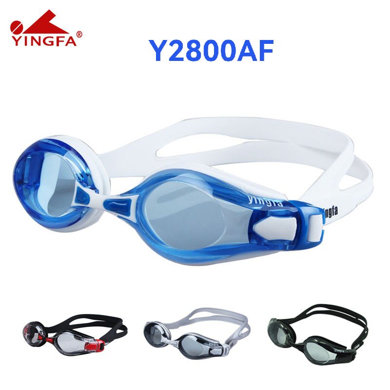 英发Yingfa泳镜高清防雾男女休闲大框清晰成人游泳眼镜Y2800AF