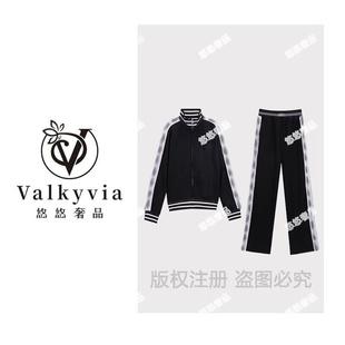 刺绣拼色百搭连帽休闲套装 秋款 悠悠奢品 9939 Valkyvia