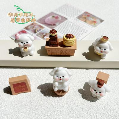 微景观咖啡机奶油胶diy摆台材料