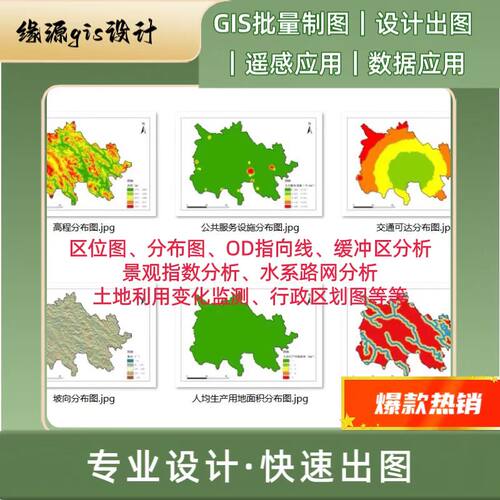 GIS制图 区位图 研究区位图 SCI标准图设计