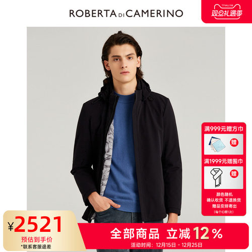 诺贝达冬季新款连帽皮衣