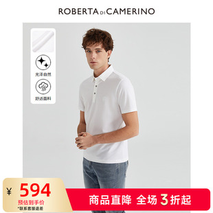 T恤棉 POLO衫 时尚 都市 ROBERTA诺贝达男装 25夏季 短袖 男士 新款