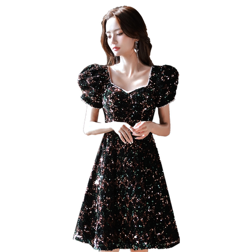 法式洋装小晚礼服女冬2026新款气质高端时尚轻奢高级感宴会连衣裙