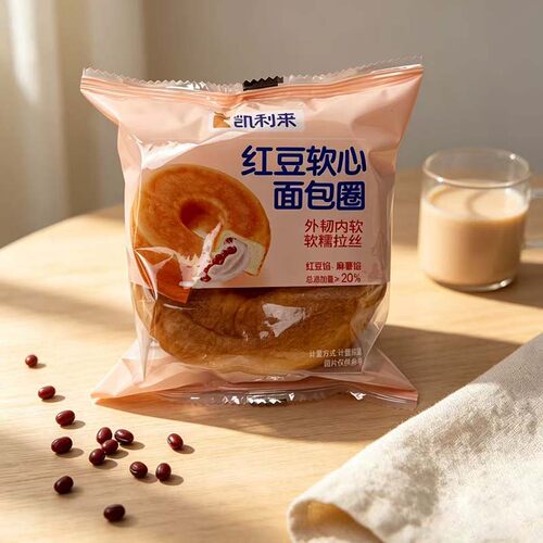 凯利来红豆面包圈芝士味手撕面包蛋糕学生早餐代餐充饥解馋零食