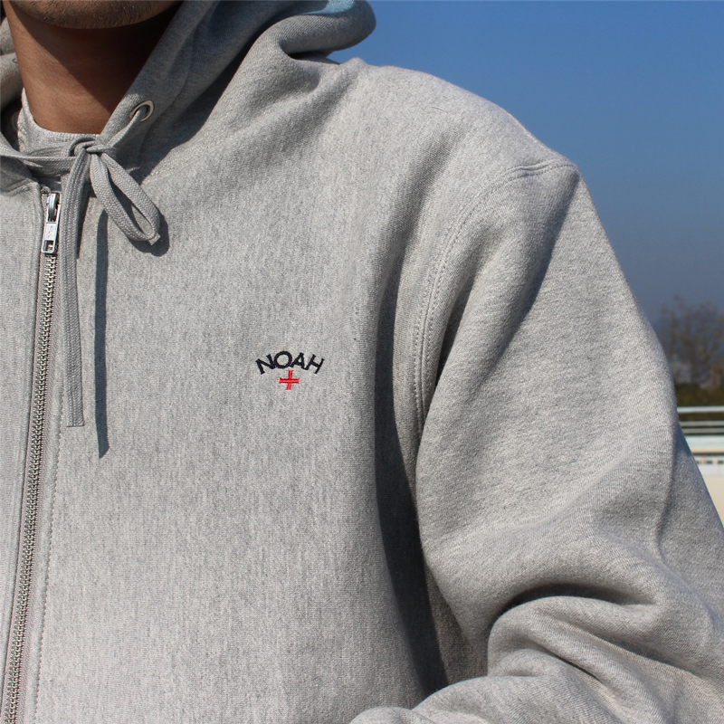 GcBrand FdbF NOAH HOODIE 十字刺绣男女情侣款卫衣拉链外套帽衫