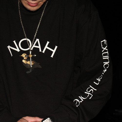 美式复古男女情侣NOAH长袖T恤潮