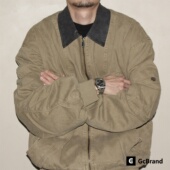 Lab Jacket AW25 GcBrand 日系复古休闲宽松水洗做旧工装 夹克上衣