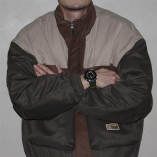 复古主题元 素 拼色设计 GcBrand 工装 AW25 口袋立领棉衣 棉服 Lab