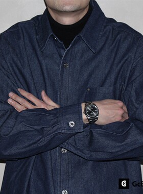 GcBrand Lab Shirt SS26 基础款 日系复古休闲宽松牛仔衬衫 衬衣