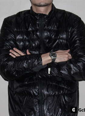 GcBrand Lab AW25 背后拉链设计 防泼水 90%白鸭绒立领羽绒服茄克