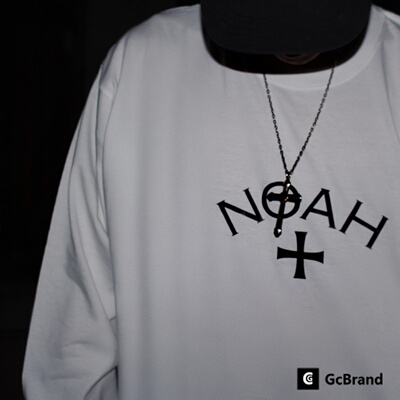 长袖美式潮流男女款NOAH十字卫衣